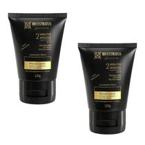 Kit 2 MASCARAS COLORANTE PRETA REAVIVA A COR E TRATA 120 GR Kit 2 MASCARAS COLORANTE PRETA REAVIVA A COR E TRATA 120 GR