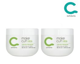 Kit 2 Máscaras Make Curl Kids Amavia Hidratação Hair Criança