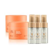 Kit 2 Máscaras Nutri Enrich 150ml e 3 Oil Reflections Light 30ml Kit 2 Máscaras Nutri Enrich 150ml e 3 Oil Reflections Light 30ml