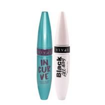 Kit 2 Máscaras para Cilios Rímel Black e Prova Dagua Vivai Kit 2 Máscaras para Cilios Rímel Black e Prova Dagua Vivai