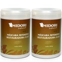 Kit 2 Mascaras Sos 1kg Midori Profissional