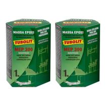 Kit 2 Massa Epoxi Tubolit Mep 300 1kg