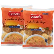 Kit 2 Massa Isabela Cabelo De Anjo Sêmola Com Ovos 500g
