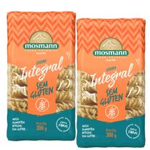 Kit 2 Massa Mosmann Caseira Integral Sem Glúten 300g