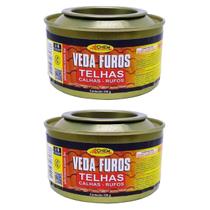 Kit 2 Massa Veda Furos Trincas Fissuras Telhas 330g Allchem Kit 2 Massa Veda Furos Trincas Fissuras Telhas 330g Allchem