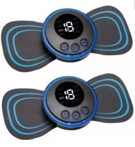 Kit 2 Massageador Portátil Recarregável com 19 Intensidades