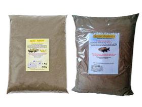 Kit 2 Massas Japonesa Tradicional Banana 1 Kg + Tradicional 1Kg