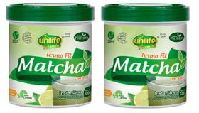 Kit 2 Matcha - Chá Instantâneo - Termo Fit - Unilife - 220g