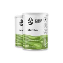 Kit 2 Matchá em pó Chá Verde Ocean Drop Vegano 125g