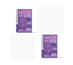 Kit 2 Mater Vita Sup Alimentar Gestante Lactante 30 Cap