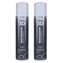 Kit 2 Matizador 3D Blond Black Grafite 300ml Magic Color Kit 2 Matizador 3D Blond Black Grafite 300ml Magic Color