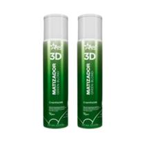 Kit 2 Matizador 3D Green Blond Champagne 300ml Magic Color Kit 2 Matizador 3D Green Blond Champagne 300ml Magic Color