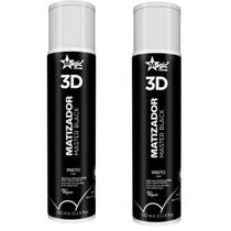 Kit 2 Matizador 3D Master Black Preto 300ml Magic Color Kit 2 Matizador 3D Master Black Preto 300ml Magic Color
