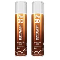 Kit 2 Matizador 3D Morena Iluminada Doce De Leite 300ml Magic Color Kit 2 Matizador 3D Morena Iluminada Doce De Leite 300ml Magic Color