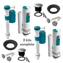 Kit 2 Mecanismos Completo Caixa Acoplada Universal Kit 2 Mecanismos Completo Caixa Acoplada Universal
