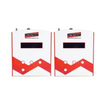 Kit 2 Medidor Ph Termômetro Digital Temperatura Mv Orp Usb Slope Eletrodo Ph-5000 Portátil Instrutherm Solução Tampão