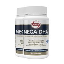 Kit 2 Mega Dha 1500Mg Vitafor 60 Cápsulas