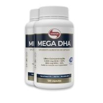 Kit 2 Mega DHA Vitafor 1500mg 120 Cápsulas Kit 2 Mega DHA Vitafor 1500mg 120 Cápsulas