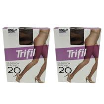 Kit 2 Meia-Calça Clássica Fio 20 Natural Único - Trifil