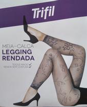 Kit 2 Meia Calça Trifil Af Legging Rendada Ref: (W06168)