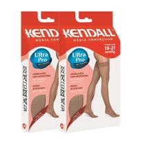 Kit 2 Meia de Compressão Feminina Kendall 1612 Kit 2 Meia de Compressão Feminina Kendall 1612