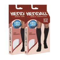 Kit 2 Meia de Compressão Kendall Masculina 1802 Kit 2 Meia de Compressão Kendall Masculina 1802