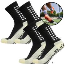 Kit 2 Meias Antiderrapante Futebol Grip Estabilidade Treino Tamanho Único
