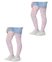 kit 2 Meias Calça Infantil Estampada Inverno Fio 80 Selene Grossa