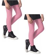 Kit 2 Meias Calça Infantil Frio/Inverno Fio 80 Selene Grossa