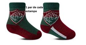 Kit 2 Meias Fluminense Original Licenciado Presente PP 17 ao 20 Cor:VermelhoTamanho:17-20 Kit 2 Meias Fluminense Original Licenciado Presente PP 17 ao 20 Cor:VermelhoTamanho:17-20