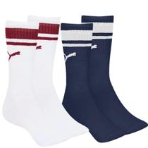 Kit 2 Meias Puma Sport Cano Longo Unissex Confortavel e Macia Kit 2 Meias Puma Sport Cano Longo Unissex Confortavel e Macia