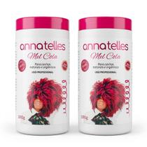 Kit 2 Mel Cola Anna Telles Hidratação Define Cachos Hair Gel