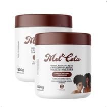 Kit 2 Mel Cola Cachos Naturais e Orgânicos Modelador 500g Kit 2 Mel Cola Cachos Naturais e Orgânicos Modelador 500g