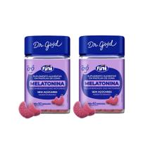 Kit 2 Melatonina Em Gomas Sabor Morango 60 Unidades - Fini Kit 2 Melatonina Em Gomas Sabor Morango 60 Unidades - Fini