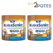 Kit 2 Melhor Nutra Senior 50+ Suplemento Alimentar Completo com 28 Vitaminas e Minerais - pote 400g cada