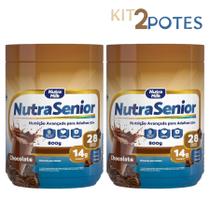 Kit 2 Melhor Nutra Senior 50+ Suplemento Alimentar Completo com 28 Vitaminas e Minerais - pote 800g cada