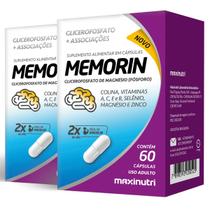 Kit 2 Memorin Fósforo + Vitaminas Maxinutri 60 Cápsulas Kit 2 Memorin Fósforo + Vitaminas Maxinutri 60 Cápsulas