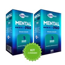 Kit 2 Mental Pro QualyNutri 60 Caps Suplemento com Coenzima Q10 Colina LTreonina Magnésio e Vitaminas do Complexo B Suporte Nutricional em Cápsulas Kit 2 Mental Pro QualyNutri 60 Caps Suplemento com Coenzima Q10 Colina LTreonina Magnésio e Vitaminas do Complexo B Suporte Nutricional em Cápsulas