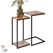 Kit 2 Mesa Auxiliar De Canto Para Sofá Estilo Industrial Celeste Kit 2 Mesa Auxiliar De Canto Para Sofá Estilo Industrial Celeste