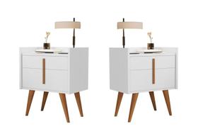 Kit 2 Mesa de Cabeceira 1 Gaveta 1 Porta Pés Palito 1188 Davi Branco - Comprar Moveis em Casa Kit 2 Mesa de Cabeceira 1 Gaveta 1 Porta Pés Palito 1188 Davi Branco - Comprar Moveis em Casa