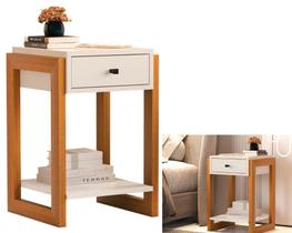 kit 2 Mesa de Cabeceira Luxo 1 Gav 1661 Perola Brilho Ofertamo kit 2 Mesa de Cabeceira Luxo 1 Gav 1661 Perola Brilho Ofertamo