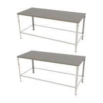 KIT - 2 Mesa Panificadora Desmontável 800x870x1900 MBR-018 - Braesi