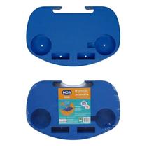 Kit 2 mesa portátil azul p/ cadeiras de praia Mor Kit 2 mesa portátil azul p/ cadeiras de praia Mor