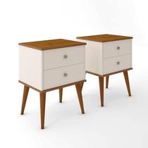 Kit 2 Mesas de Cabeceira Berlim