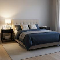 KIT 2 Mesas de Cabeceira Com 1 Gaveta Móvel Apoio Lateral de Cama Mordomo Black KIT 2 Mesas de Cabeceira Com 1 Gaveta Móvel Apoio Lateral de Cama Mordomo Black