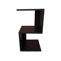 Kit 2 Mesas de cabeceira em "S" (lado esquerdo e direito) Preto Kit 2 Mesas de cabeceira em "S" (lado esquerdo e direito) Preto