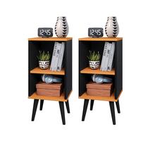 Kit 2 mesas de cabeceira lateral Luxo