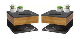 Kit 2 Mesas de Cabeceira Suspensa Florida Plus Cores - Comprar Moveis para sua Casa