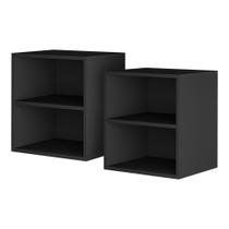 Kit 2 Mesas De Cabeceira Suspensa Mesinha Quarto Nicho Organização Kit 2 Mesas De Cabeceira Suspensa Mesinha Quarto Nicho Organização