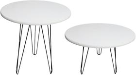 Kit 2 Mesas Yumi 45cm Hairpin 1/4 Triplo 60cm 30cm Kit 2 Mesas Yumi 45cm Hairpin 1/4 Triplo 60cm 30cm